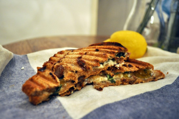 Fig and Goat Cheese Grilled Sandwiches