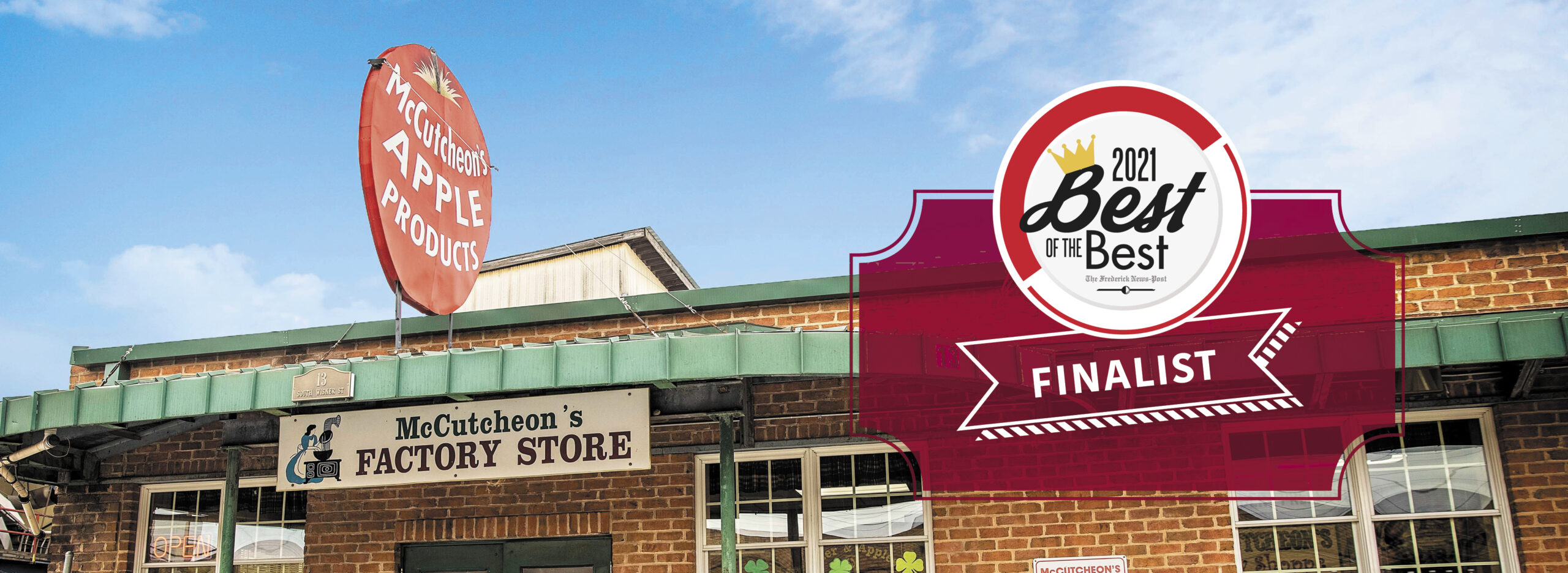 decorative banner image of the McCutcheon's factory store