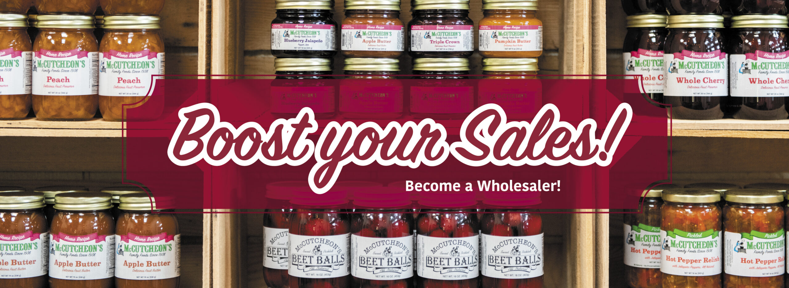 decorative banner image that says Boost Your Sales! Become a Wholesaler!